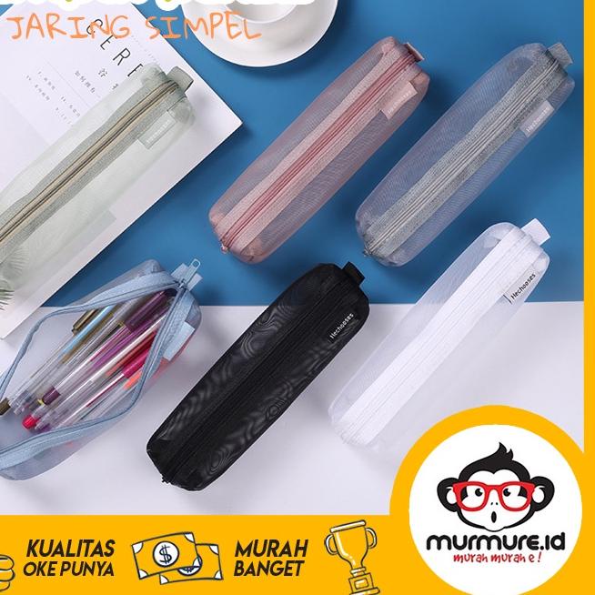 

FTM961 MURMURE.ID | KOTAK PENSIL AESTHETIC / TEMPAT PENSIL JARING TRANSPARAN / POUCH SIMPLE STYLE PC052 <<>>