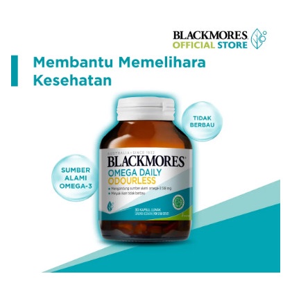 BLACKMORES OMEGA DAILY ODOURLESS 30 KAPSUL