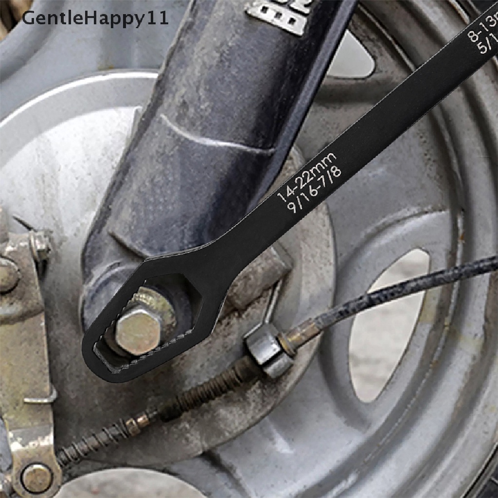 Gentlehappy Universal Torx Wrench Self-Tening Adjustable Glasses Wrench Board Double-head Torx Spanner Hand Tools Untuk id Pabrik