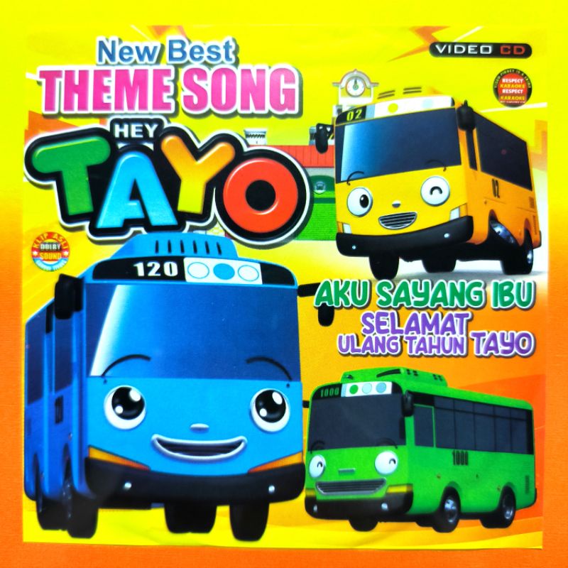 KASET VCD MUSIK 10 LAGU ANAK KOLEKSI ALBUM TAYO PILIHAN TERBARU