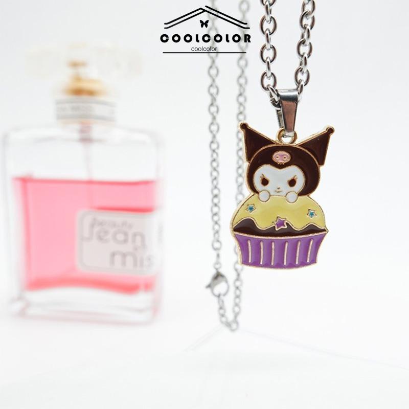 COD❤️Kalung Rantai Kartun Liontin Kulomi Cat Gaya Punk Untuk Perhiasan Pria Wanita- cl