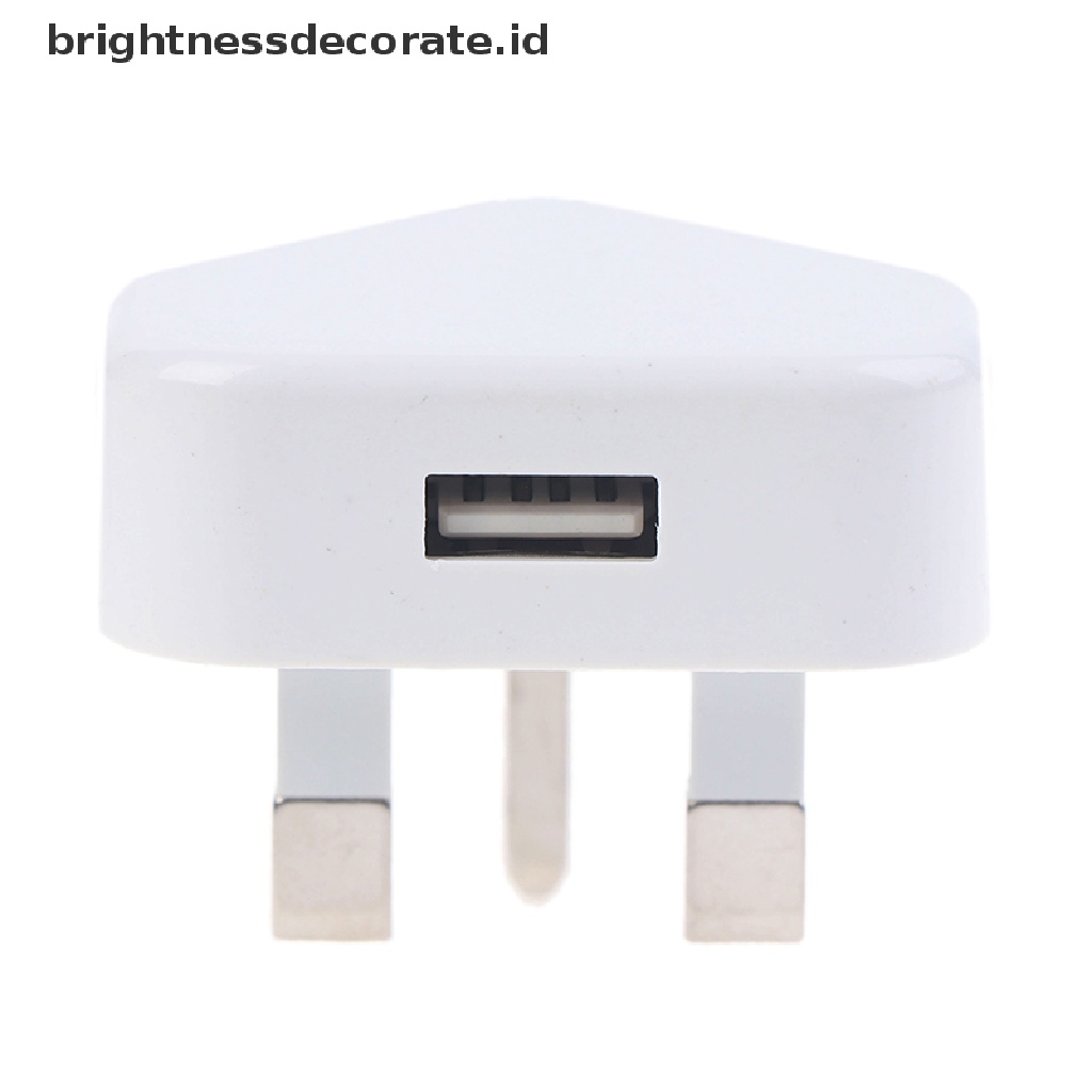 [Birth] Speedy Fast 1port USB Charger 3pin Adaptor Colokan Dinding Listrik UK ORIGINAL [ID]