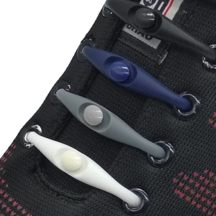 Fer Tali Sepatu Silicone Karet (No-Tie Shoelaces Elastic Silicone Shoe)