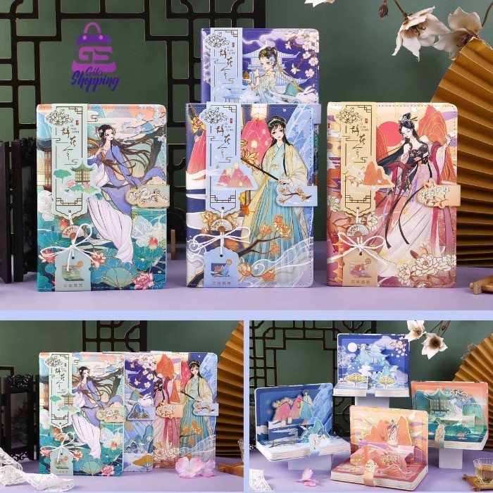 

MAGNETIC NOTEBOOK DIARY CHINESE HUA / JURNAL AGENDA BUKU TULIS - 6294