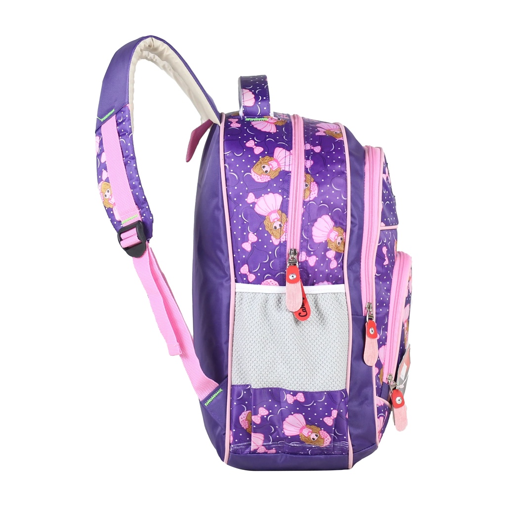 Tas Anak Princess Ungu SD Ransel Anak Perempuan Bonus Tempat Pensil Bahan Awet Harga Termurah Dan Terjangkau