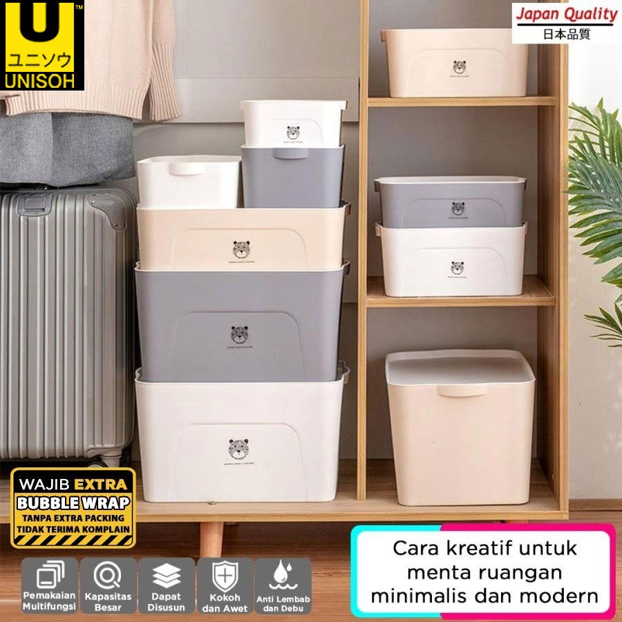 UNISOH KOTAK PENYIMPANAN STORAGE BOX MULTIFUNGSI