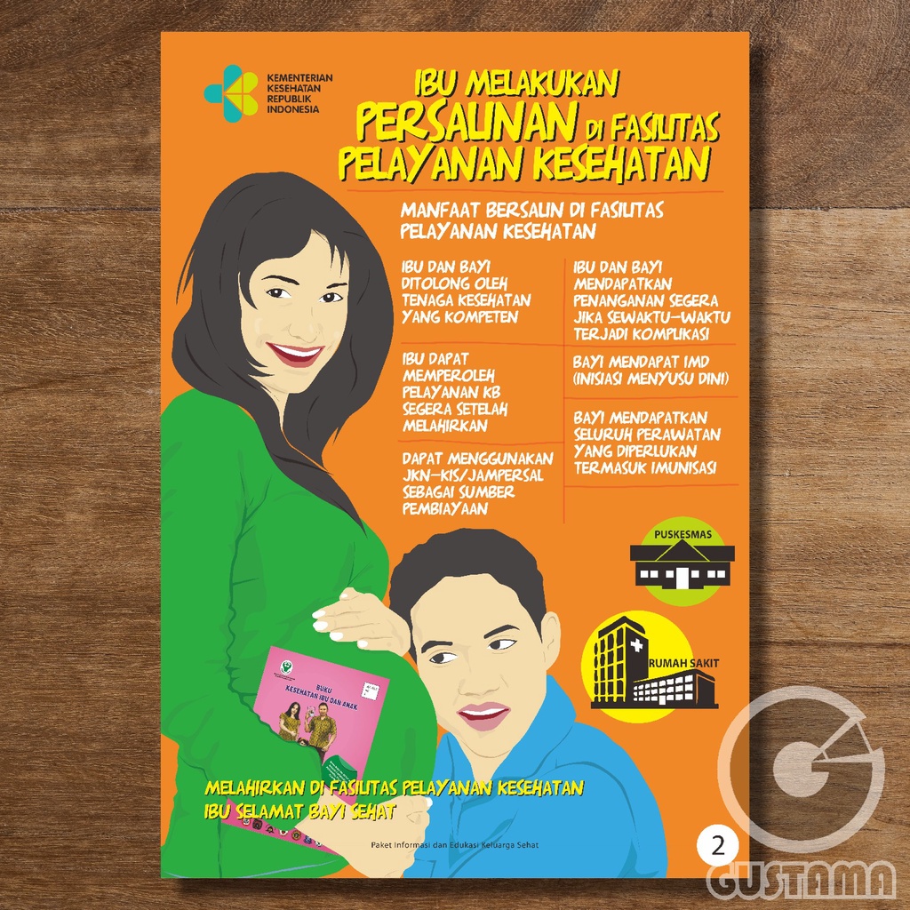 

Poster Persalinan di Fasilitas Kesehatan, Poster Wipe and Clean A3+