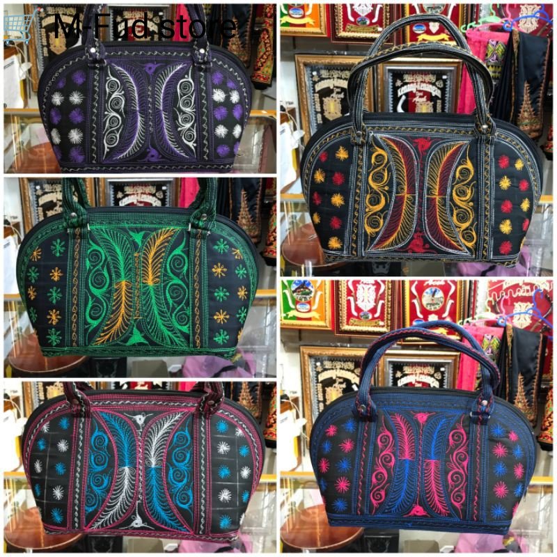 Tas keong jumbo/sumbu bordiran motif Aceh
