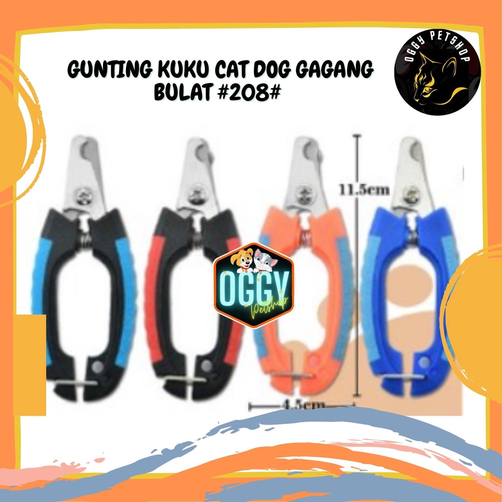 GUNTING KUKU GK-208 UNTUK HEWAN PELIHARAAN STAINLESS STEEL