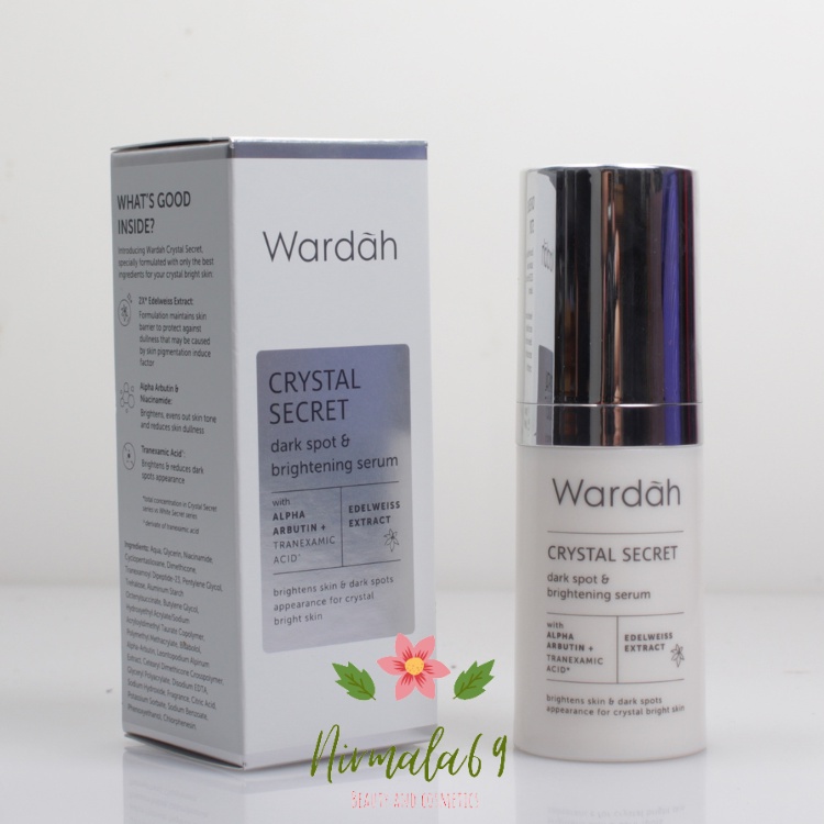 Wardah CRYSTAL SECRET dark spot & brightening serum 20ml/serum wajah wajah/serum penghilang flek hit