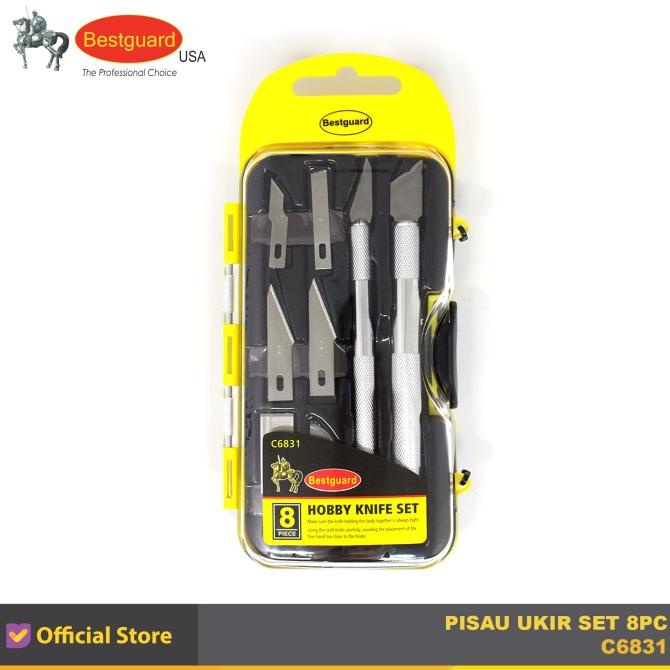 

PISAU UKIR SET 8PCS BESTGUARD