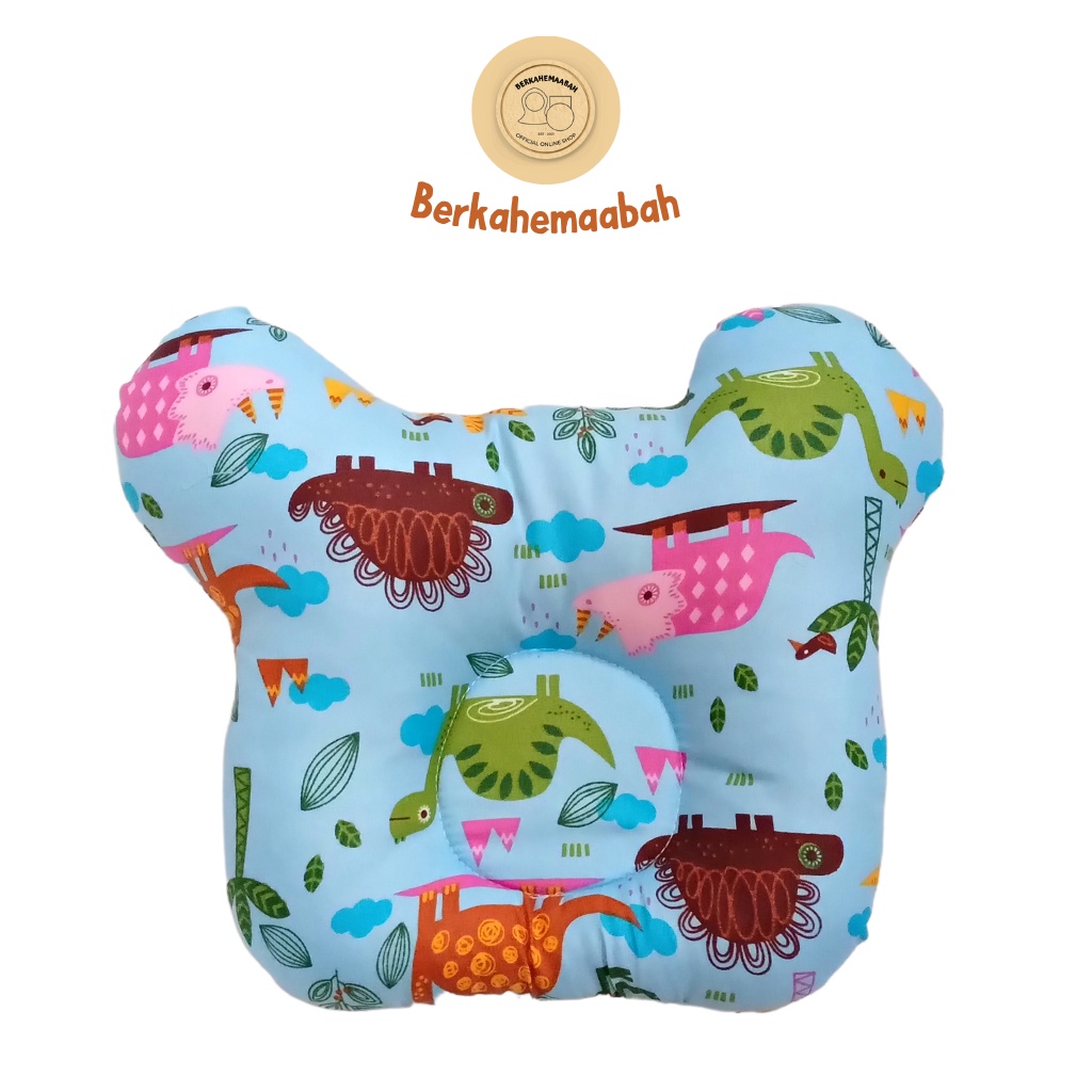 (DINOSAURUS) Bantal Bayi Anti Peyang Mickey Series | Bantal Bayi | Flat Head Prevention Pillow | Bantal Mickey Series