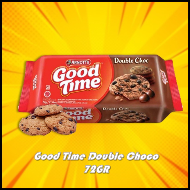 

Arnott's Good Time Double Choco 72GR