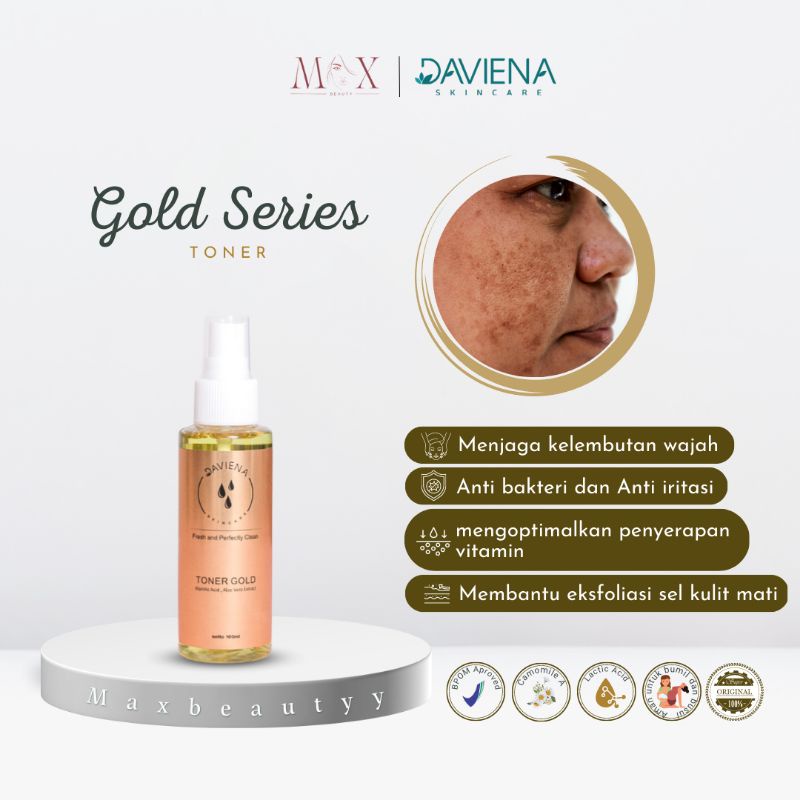 Daviena Skincare Toner Gold Series