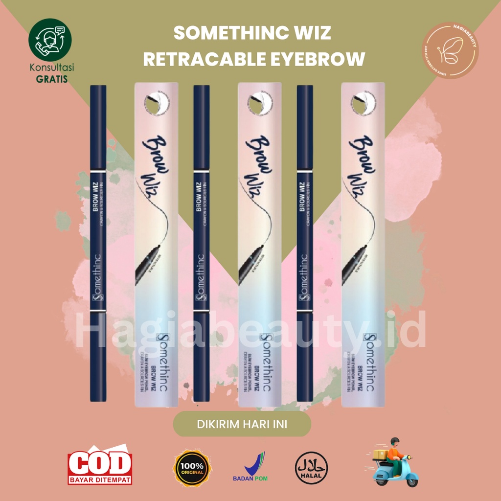 Somethinc BROW WIZ Retractable Eyebrow | Pensil AlisSomethinc BROW WIZ Retractable Eyebrow | Pensil Alis