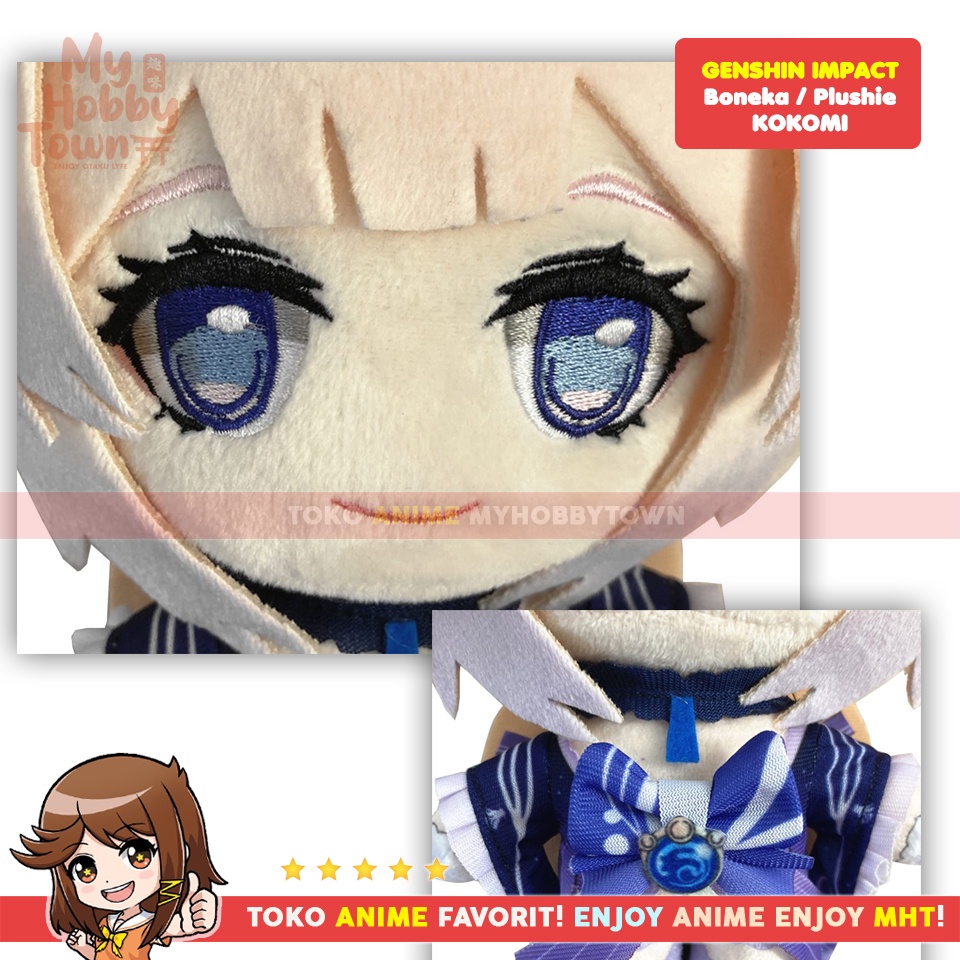 Boneka Anime Game Genshin Impact Karakter Sangonomiya Kokomi Inazuma Plushie Doll