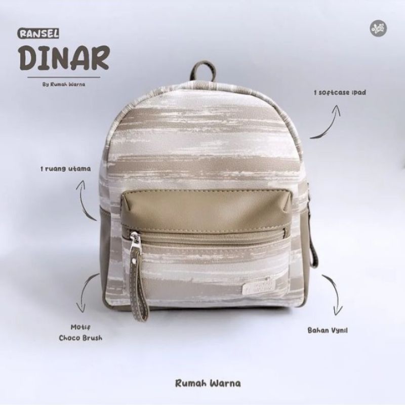 Tas Ransel Mini Dinar Rumah Warna