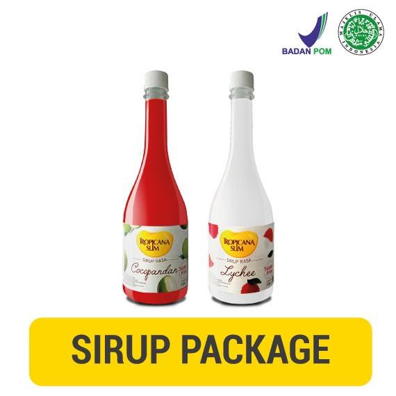

Tropicana Slim Sirup Paket 2 Rasa (Leci & Cocopandan)