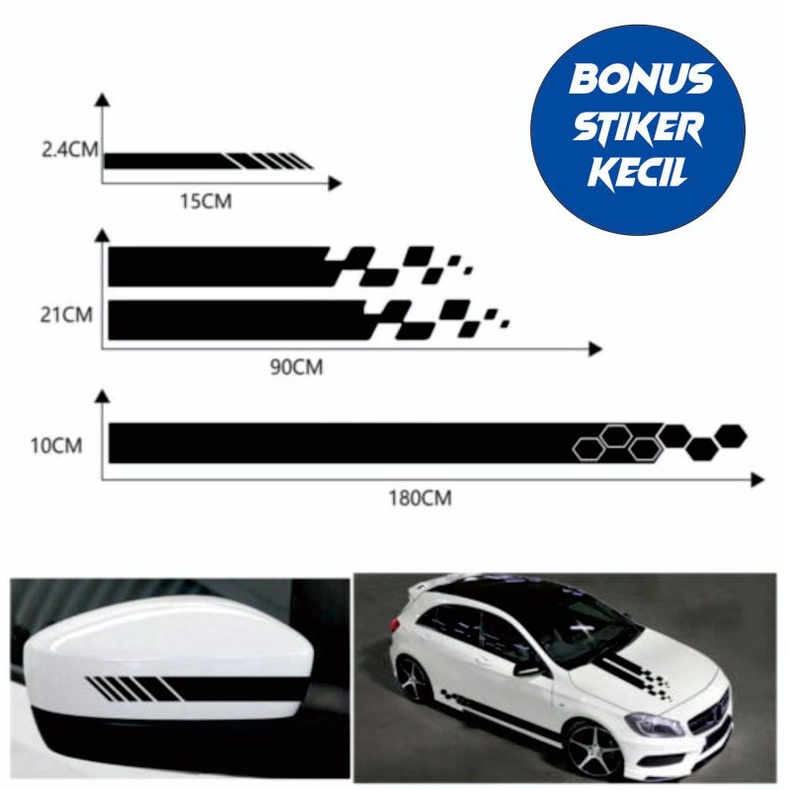 PROMO STIKER MOBIL STICKER LIS MOBIL KAP MOBIL