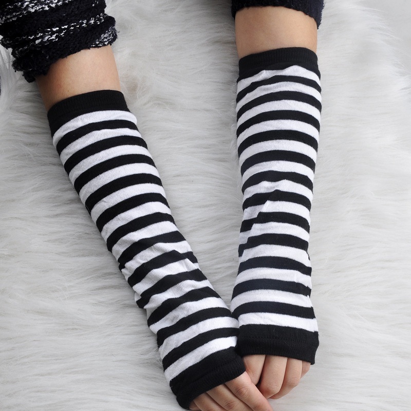 sarung tangan panjang kaos winter musim dingin kerut half finger uv glove HG
