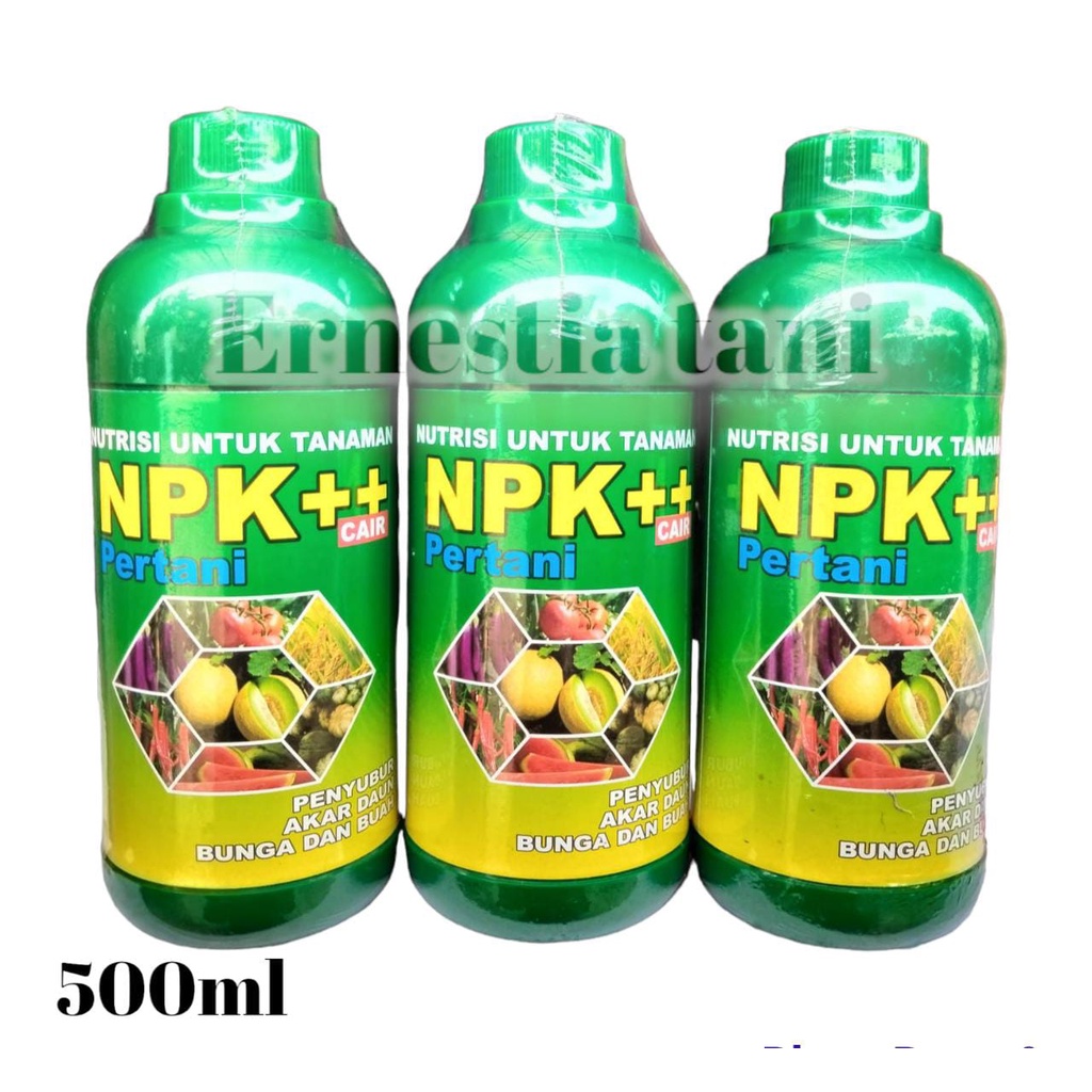 Jual Pupuk Cair NPK Plus 500ml Pupuk Untuk Menyuburkan Akar Daun Bunga ...