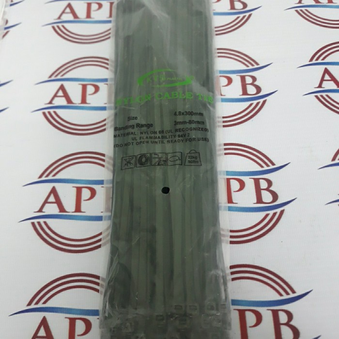 

yang dicari] kabel ties / cable ties 4,8 x 300mm / 100 pcs Hitam