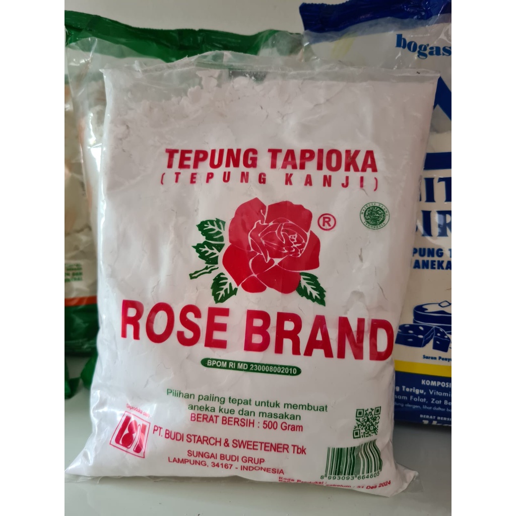

rose brand tepung tapioka kanji 500 gr