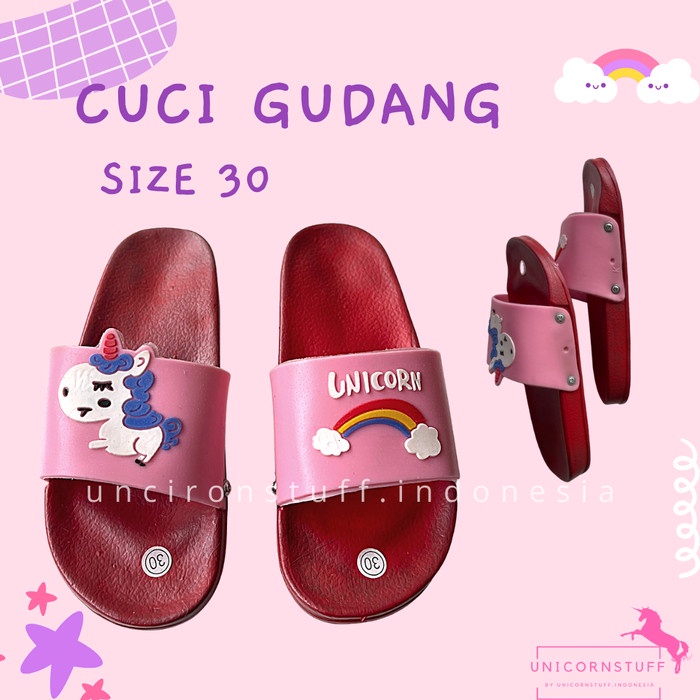 SALE SANDAL UNICORN ANAK DEWASA CUCI GUDANG