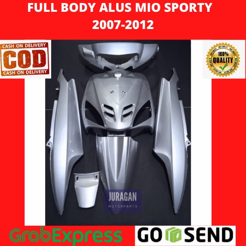 Full Body Bodi Alus Yamaha Mio Sporty Bodi Alus Mio Sporty Silver