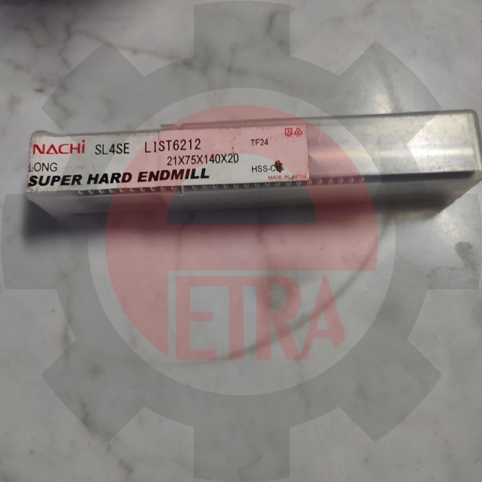 End Mill / EndMill Nachi 21mm Long 4 Flute HSS - EndMill Nachi Long