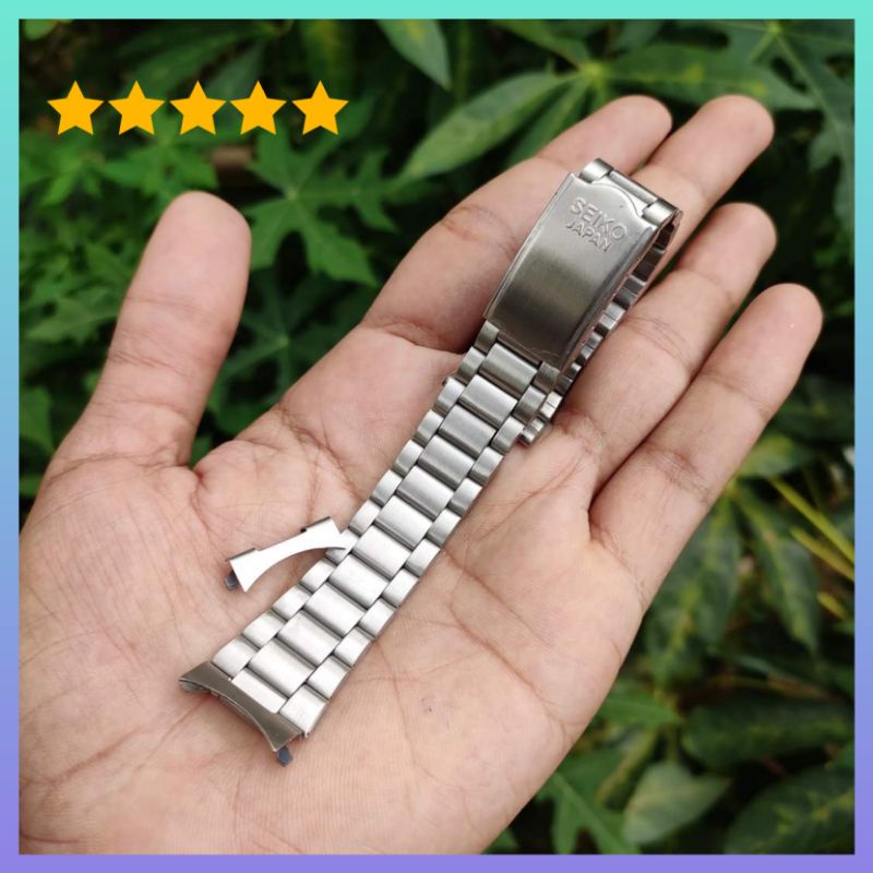 Strap Tali Jam Tangan Stainless Steel Seiko 5 Automatic 20mm