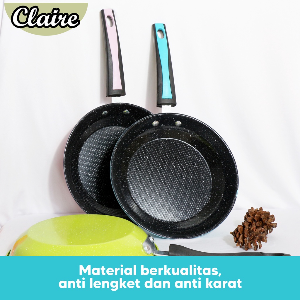 FRYPAN UKURAN 22CM / FRYPAN ANTI LENGKET / FRYPAN WARNA