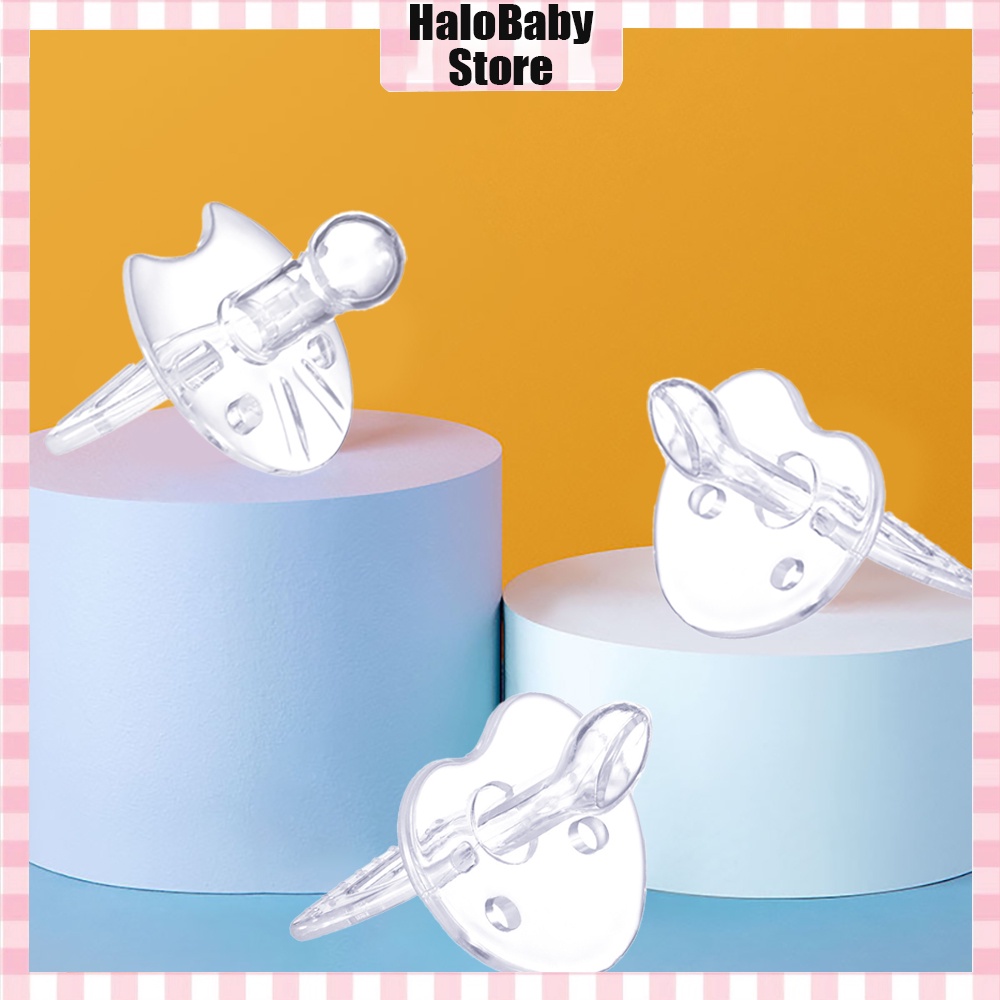 Halo Baby empeng bayi/Empeng Dot Full Silikon Gepeng BPA FREE dot Bayi