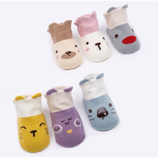 Kaos Kaki Bayi Pendek Karakter / Kaos Kaki Anak Perempuan Laki Laki Motif / Baby Socks Kids Cute / Kaos Kaki Perahu