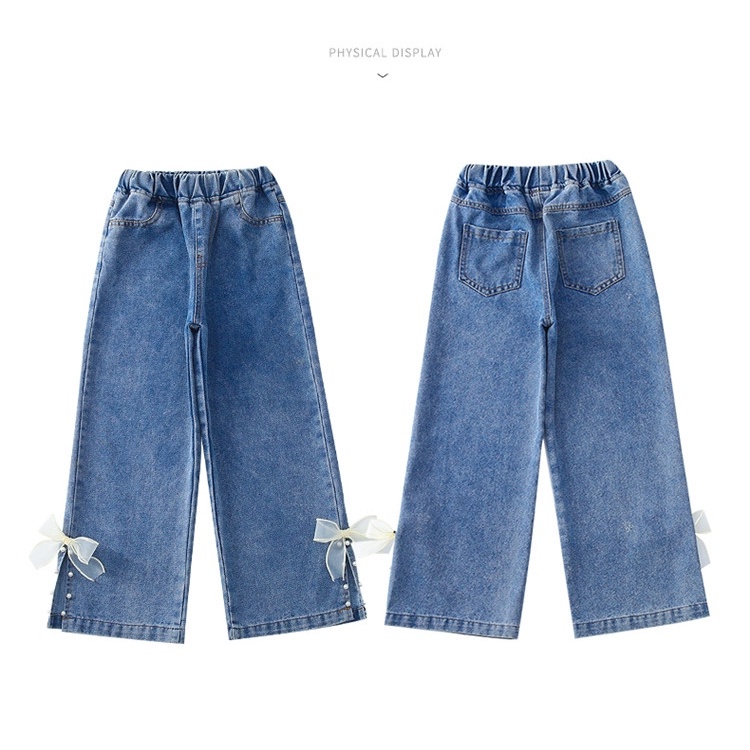 KULOT JEANS ANAK PEREMPUAN IMPORT BELAH BAWAH