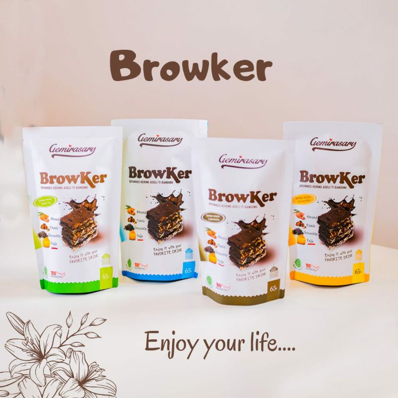 

Browker 65 gram | Brownies Kering | Keripik Brownies