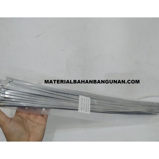 

Kabel Tis Full Stainless Steel 4.6 x 450 mm Isi 100 pcs Pengikat Cable citrab44 Buru Order
