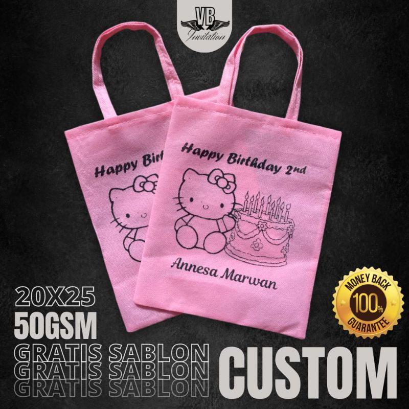 

TAS SOUVENIR BINGKISAN ULANG TAHUN ANAK MURAH TERBARU FREE NAMA BANYAK PILIHAN DESAIN ANIMAL DAN KARAKTER LUCU UNIK TERLARIS SEJATIM F20.25