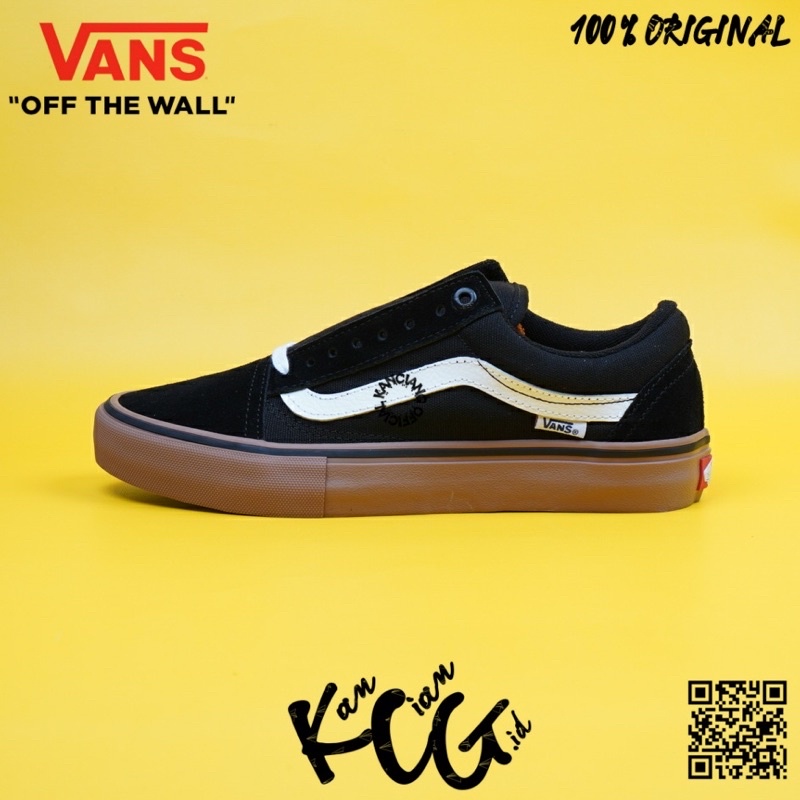 Vans Old Skool Pro Black Gum Original 100% Bnib