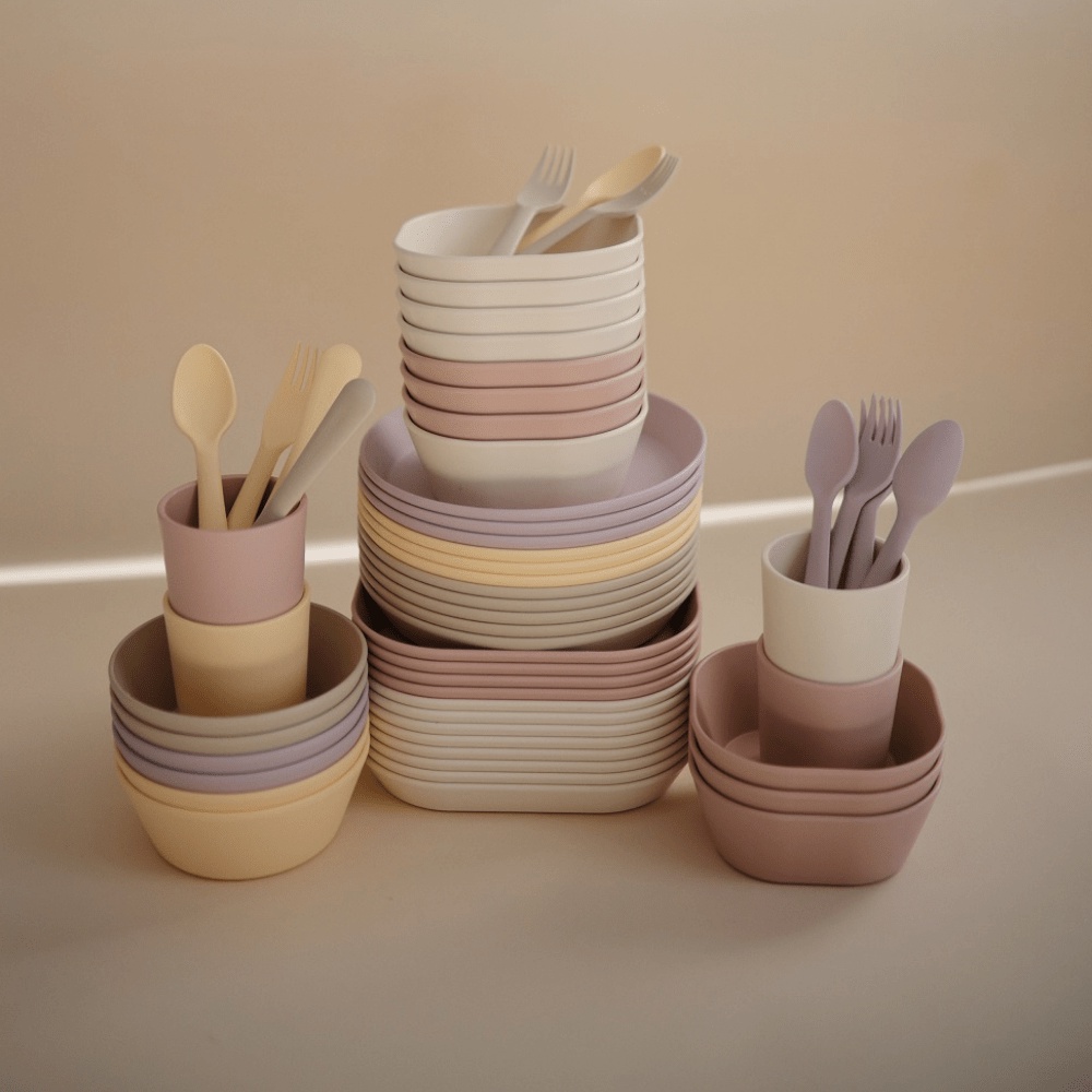 Mushie Fork &amp; Spoon / Sendok Garpu Anak