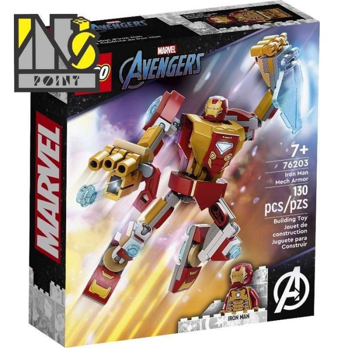 Brick Lego 76203 - Super Heroes - Iron Man Mech Armor