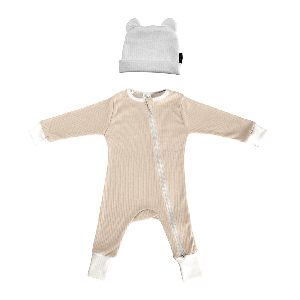 Baby Sleepsuit Hat Set Dialogue Baby - DFB0203 DFB0204 DFB0205