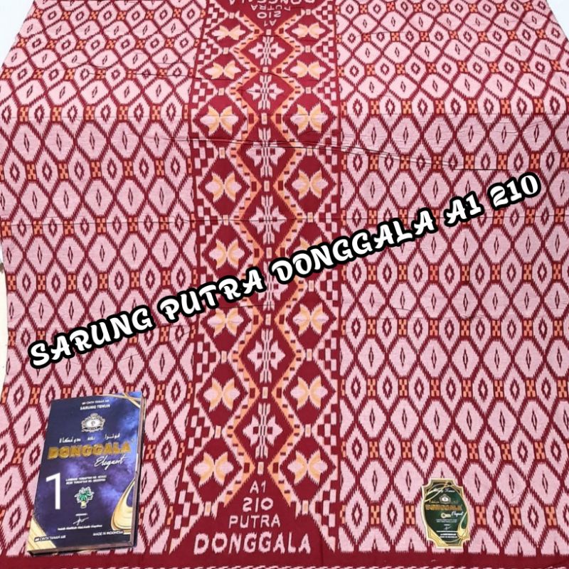 SARUNG PUTRA DONGGALA A1 210 Sarung Donggala Bahan Rayon TYPE Kawung