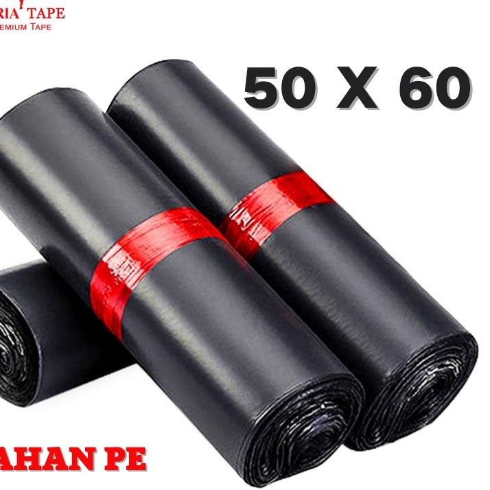 Terlaris PLASTIK POLYMAILER Ksatria Tape Polymailer 50x60 isi 50 Plastik Packing Kemasan/ Packing Olshop -
