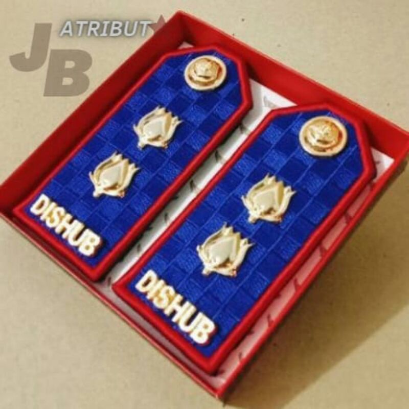 pangkat dishub PDU 4A lis bordir merah