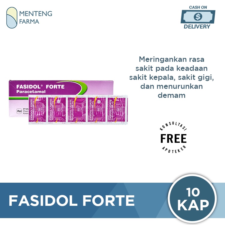 Fasidol Forte 10 Kaplet - Obat Pereda Nyeri dan Demam