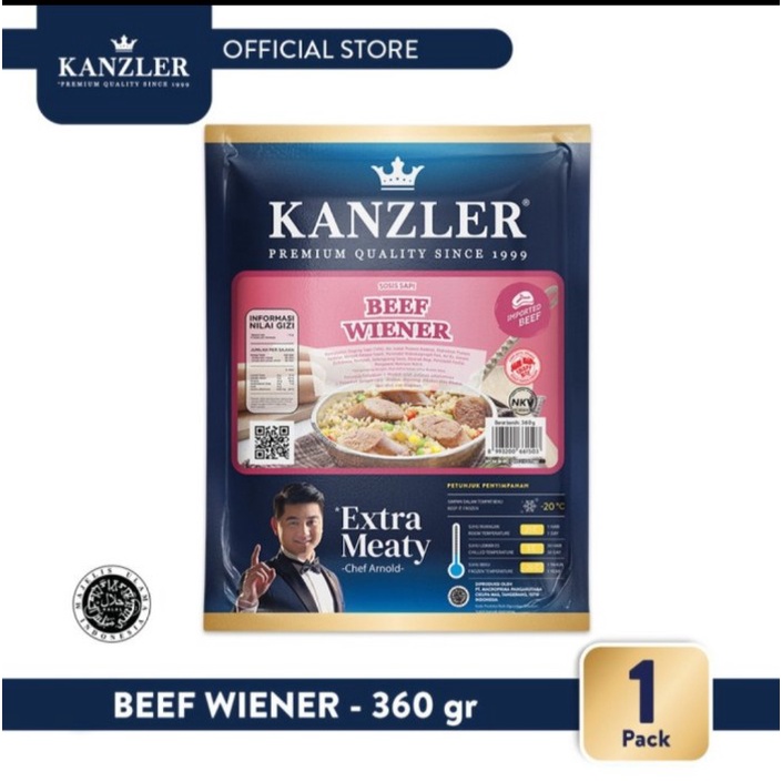 

KZ Beef Weiner 360 gr