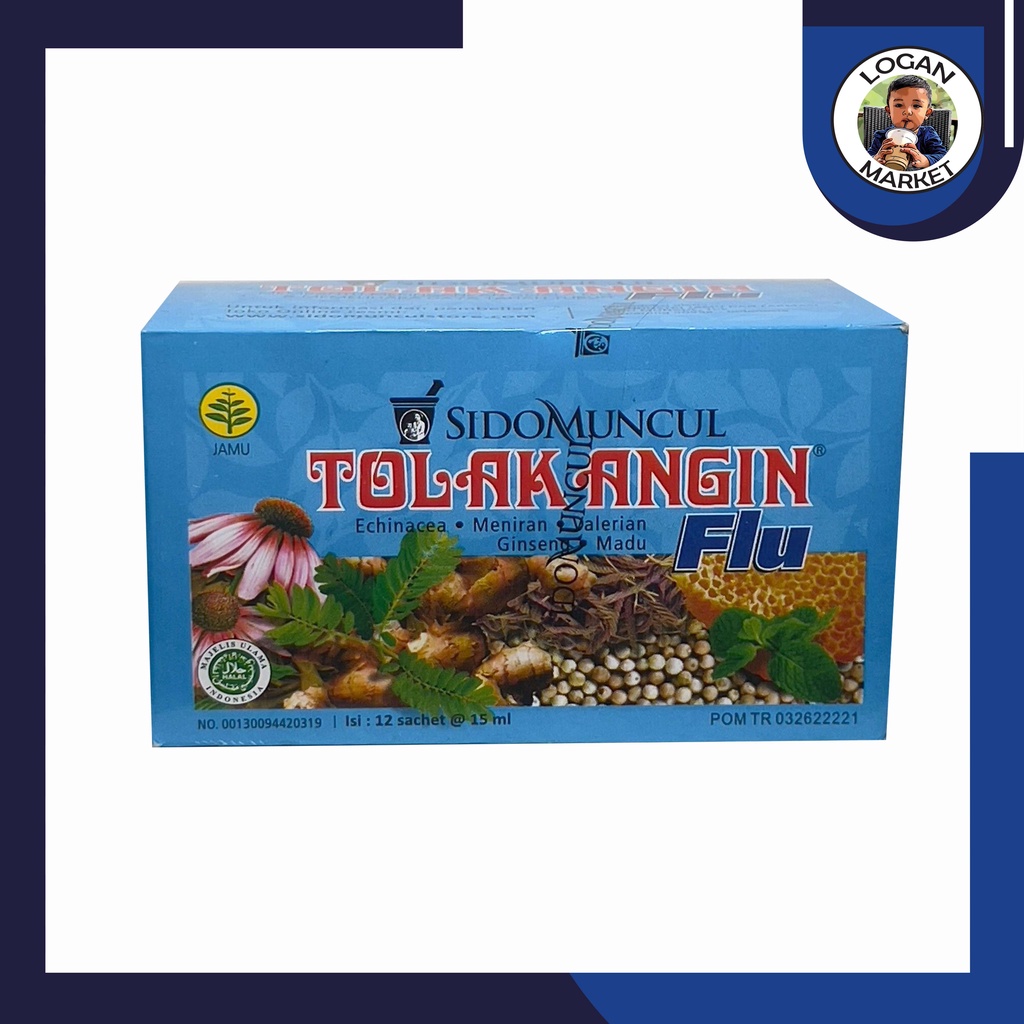 Sidomuncul Tolak Angin Flu Isi 12 Sachet Sido Muncul