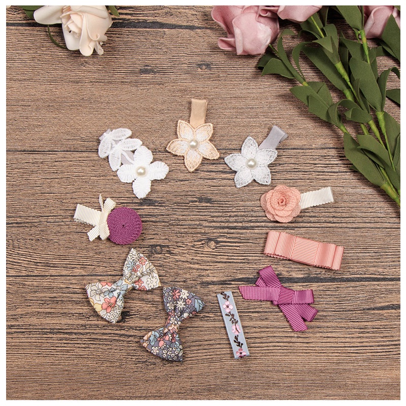 KOREAN STYLES CUTE FLOWER RIBBON HAIRPIN JEPIT RAMBUT ANAK BAYI JAPANESE BUNGA PITA SIMPUL BOW KNOT SOFT PASTEL COLOR GIRL PEARL AKSESORIS PEREMPUAN CEWEK KAIN LACE RENDA