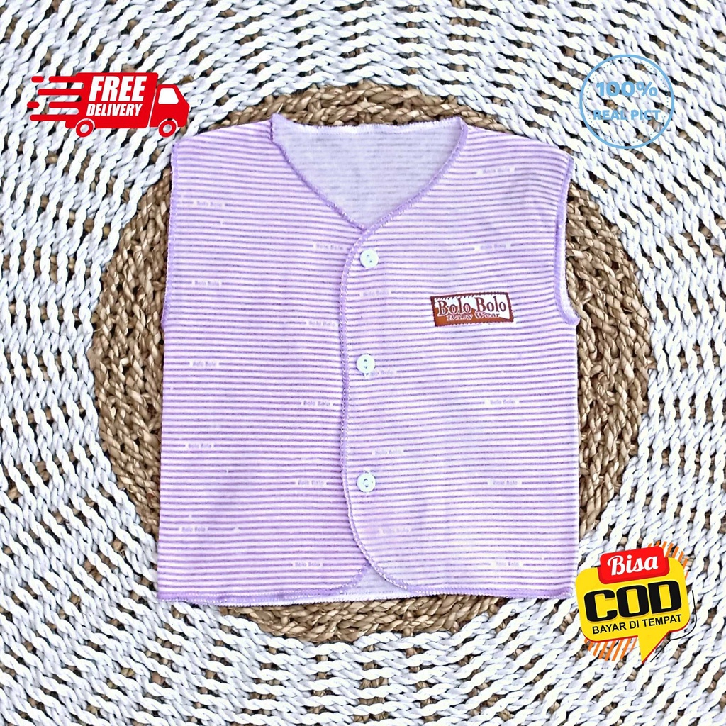 SALE 7.7 Serian Lilac - 3 pcs Baju Bayi Kutung Bayi Baru Lahir 0 sd 3 Bulan Lilac Series merk SNI Bolo - Bolo